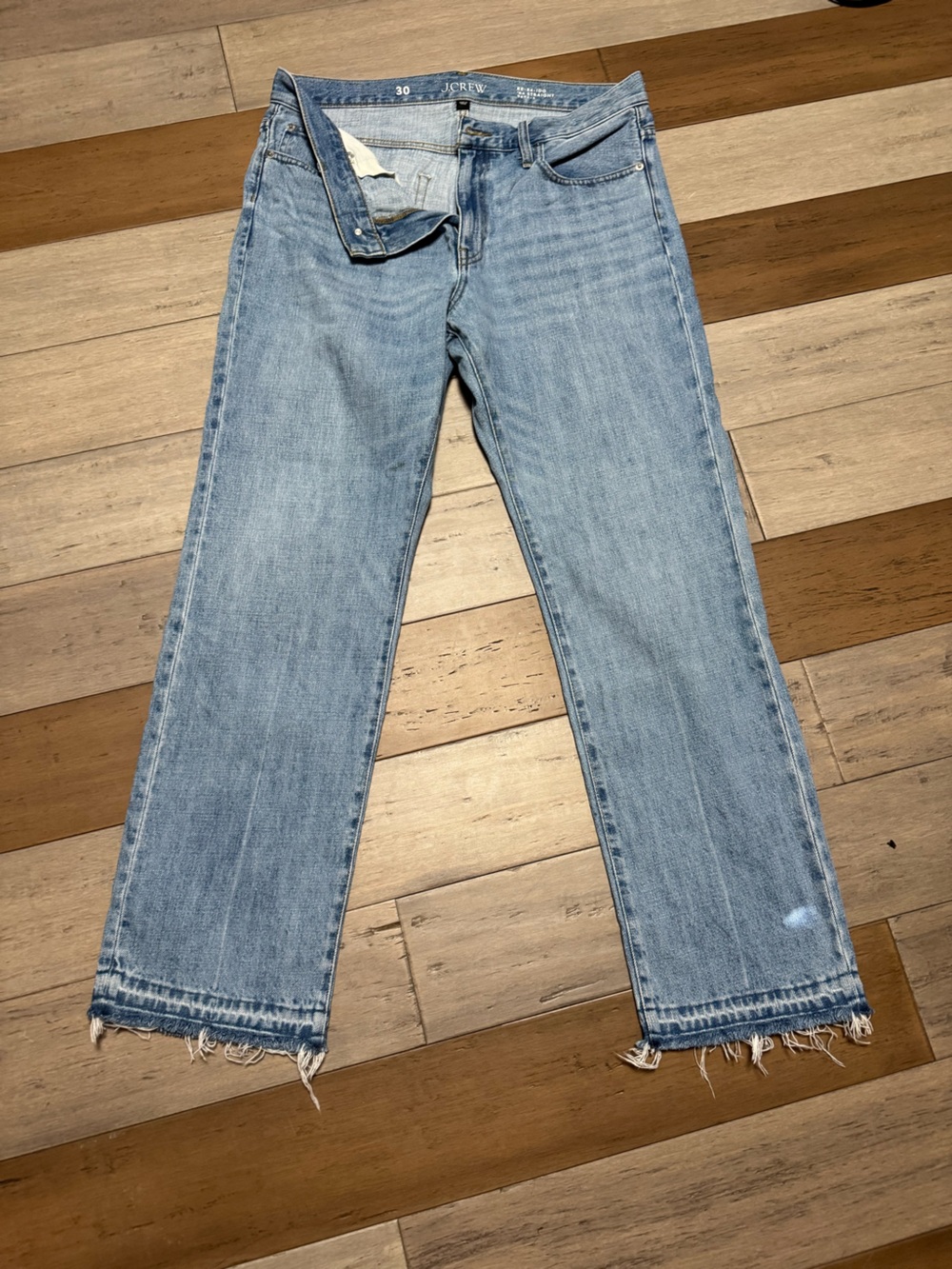 J. Crew Light Blue Straight-Leg Women's Jeans